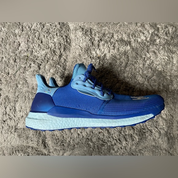 ? Adidas Pharrell x Solar Hu Glide Power Blue Men\'s Shoe Size 13 main image 13